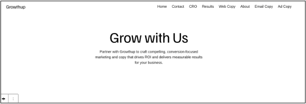 WordPress AI Website Builder Example Website