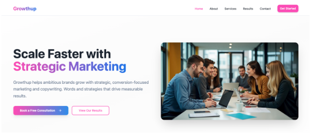 Lovable AI Website Builder Example Website