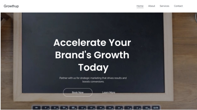 Hostinger AI Website Builder Example Website